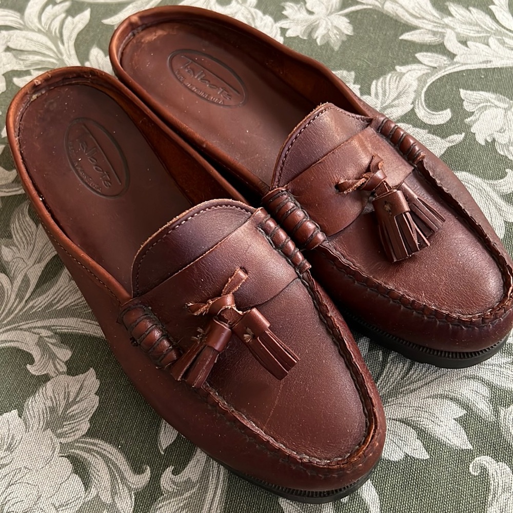 Talbots Classic Tassel Mules